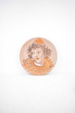 Piatto Dipinto A Mano Firmato Verzolini Clown 24 Cm Mod. B