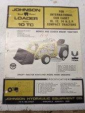 Johnson Workhorse Loader Manual Part Model 10 Tc A4 Cub Cadet 10 12 14 Tractor