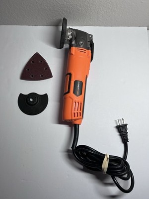 ENERTWIST Oscillating Multitool 4.2 Amp, 5.0 Degree, Orange, As Pictured