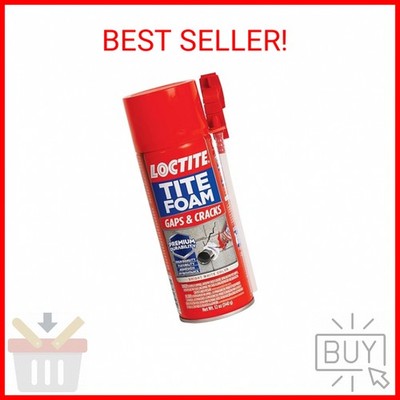 Loctite Tite Foam Gaps & Cracks Spray Foam Sealant, 12 fl oz Can, 1 Pack - Polyu