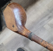 Antique Vintage Hillerich Bradsby Par XL Kork Hickory Wood Shaft Golf Club Spoon