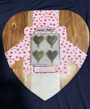 Coco + Lola heart-shaped cheese board, with Cheese Markers, NWT