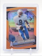 ARCHIE MANNING 2025 PANINI PRIZM ORANGE HOUSTON OILERS #166 /249 Q4961