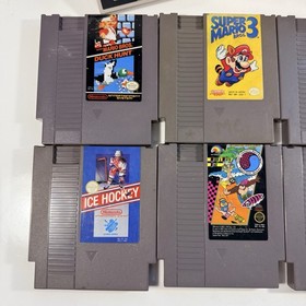 Nintendo NES Console System Bundle NEW 72 PIN Super Mario 8 Fun Games RESTORED!