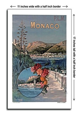 1896 PLM Monaco 2 - 11x17 Poster