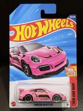 Hot Wheels 2025 Then And Now Porsche 911 GT3 RS pink 220/250