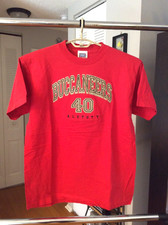 Tampa Bay Buccaneers #40 Mike Alstott Red Embroidered Shirt Adult Large