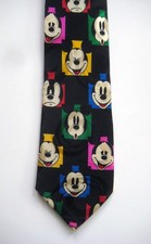 MICKEY DISNEY - Necktie - 100 Silk - PRISTINE