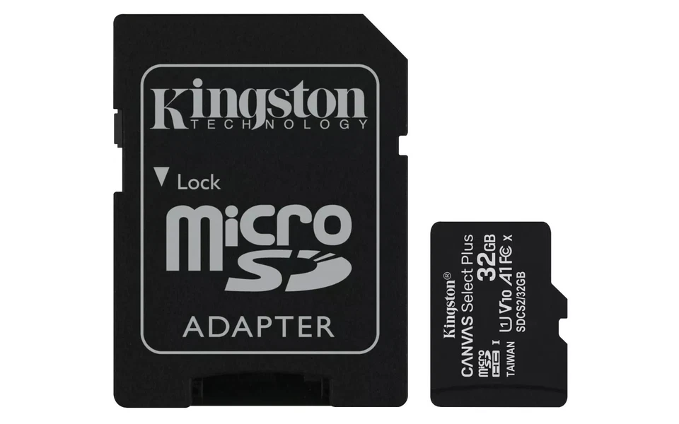 Kingston 32GB TF Memory Card High Speed UHS-I Class 10 Storage with Adapter UK - Image 2 of 4