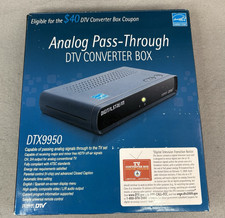 Digital Stream DTX9950 Analog Pass-Through DTV Converter Box - Open Box
