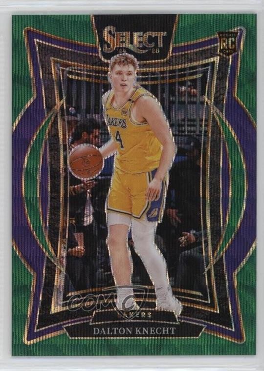 2024-25 Panini Select Concourse Green Wave Prizm 25/50 Dalton Knecht #91 hs9