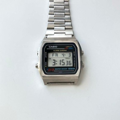 CASIO W-780 Vintage 80s Pepsi Color Reminder Watch Module 549 Rare