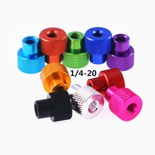 Knurled Thumb Nuts UNC 6 -32 1/4-20 3/8-16 Aluminum Alloy Hand Grip Knobs Nuts
