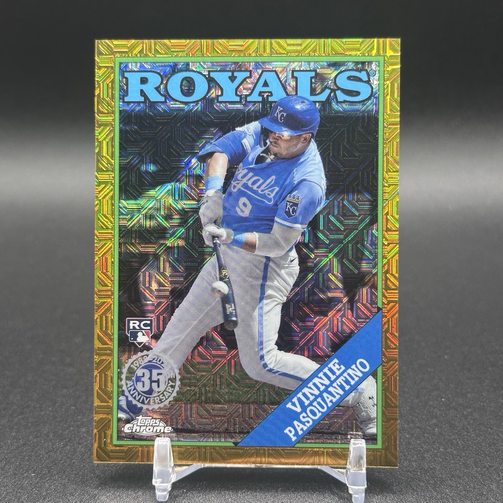 2023 Topps Vinnie Pasquantino RC 88 Silver Pack #T88C91 Gold Mojo Refractor /50