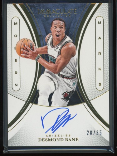 2024-25 Panini Immaculate Desmond Bane Auto /35