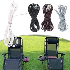 Ensemble cordon élastique pour chaises longues de jardin pliantes 4 pièces aut