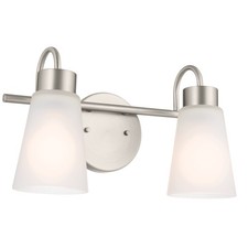 Kichler 55125 Erma 2 Light 14"W Vanity Light - Nickel
