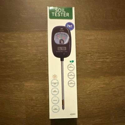 HSLGOVE JQ002 7-in-1 Digital Soil Meter pH Moisture Light Temp Fertility