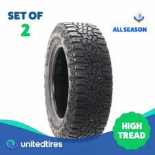 Set Of 2 Used Lt 27565r20 Goodyear Wrangler Ultra Terrain At 126123q - 1732 Set Of 2 Used Lt 27565r20 Goodyear Wrangler Ultra Terrain At 126123q - 1732