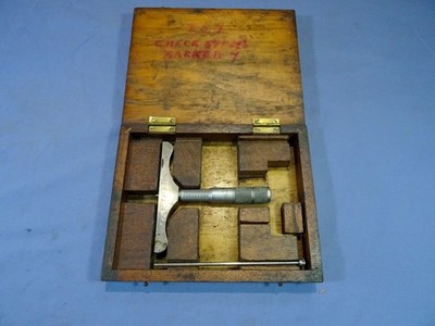 Moore and Wright 0 bis 3'' Ingenieure Tiefenmesser, verpackt