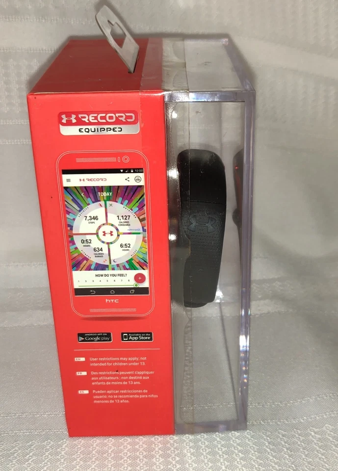 Under Armour HTC Fitness  Sleep Tracker UA Band iOS Or Android Bluetooth Sealed - Image 3 of 4
