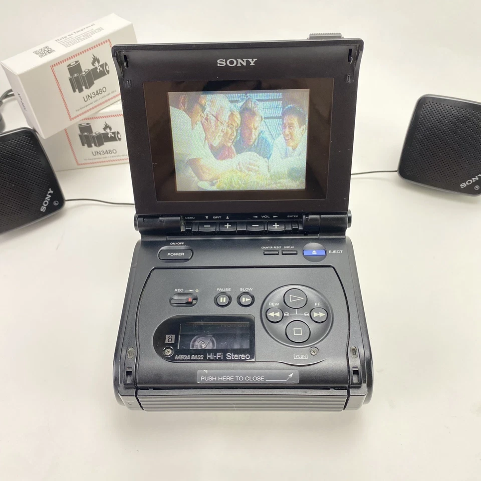 ⭐ Sony 8mm Video Walkman GV-S50 Video8 Cassette Recorder Video Transfer - Image 3 of 4