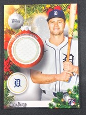 2025 Topps Holiday JACE JUNG Player Relic Card! RC Game Used Mem!