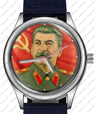 Stalin Portrait Ussr Dictator Trendy 38mm Face Wrist Watch