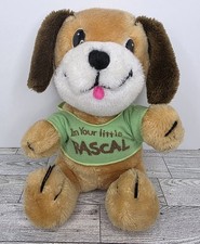 1977 Retro Dakin Dog Plush  I  m Your Little Rascal  Vintage Stuffed Animal 10"