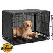 Amgo 8'x4' Black Dog Kennel Shade Cover