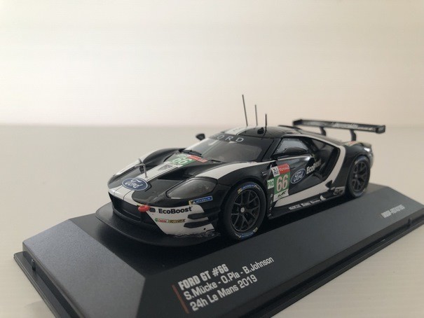 Ford GT 66 Le Mans 2019 Ixomodels voiture miniature de course 1/43 collection automobile sport