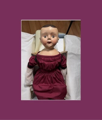 Izannah Walker Classic American Dolls Vintage Doll Antique Cloth