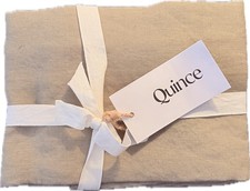 Quince 100 Linen Olive Euro Sham 26  x26  - NWT
