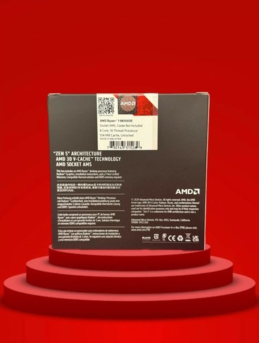 Amd Ryzen 7 9800X3D (4.7 GHz / 5.2 GHz) Processeur Pc Ordinateur Neuf - Afbeelding 2 van 2