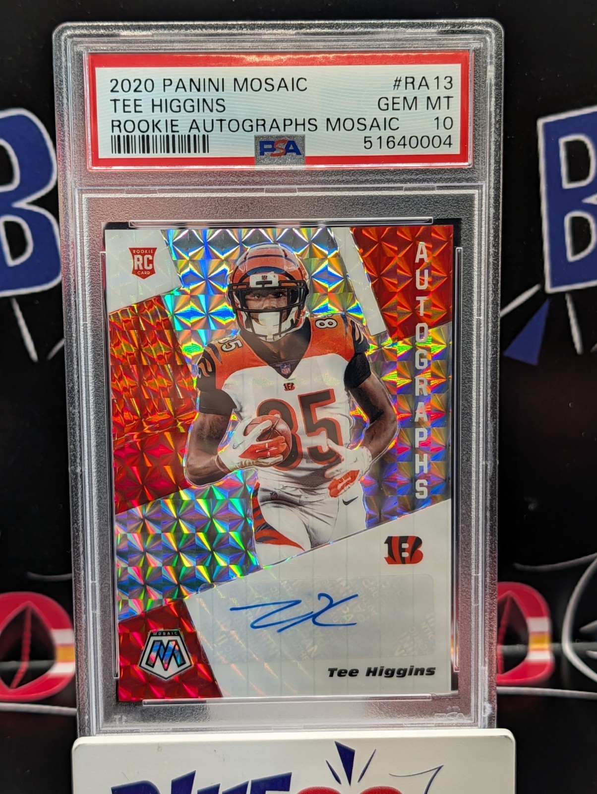Tee Higgins Panini Mosaic Rookie Autographs Mosaic #RA13 Base