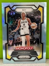 2024 Panini Prizm Monopoly Dana Evans Sky Blue #55 /199 Chicago Sky