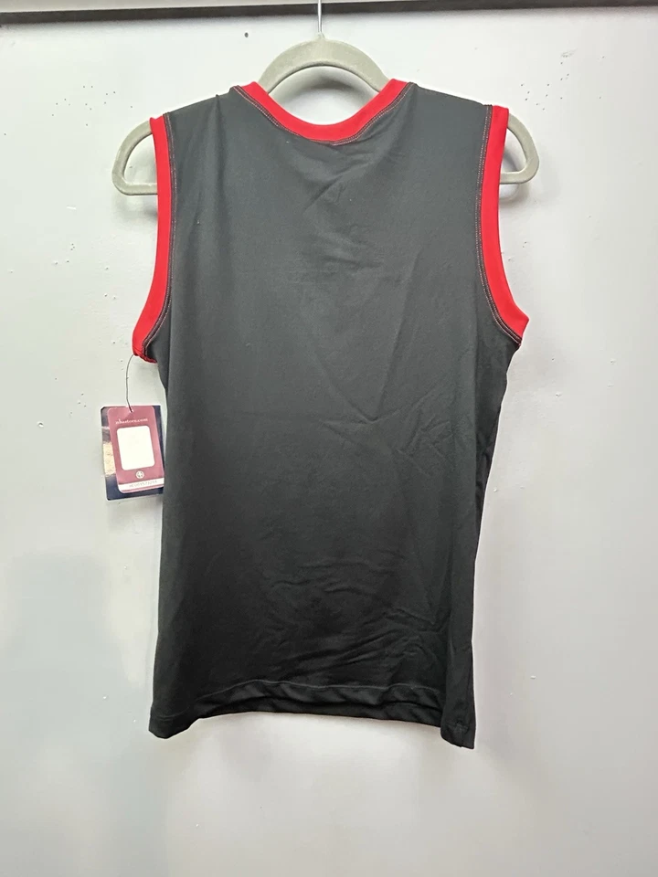 Camiseta sin mangas Chicago Bulls para mujer 2XL roja negra 4 Her de Carl Banks NUEVA Foto 2 de 4