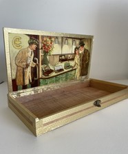 Vtg Brazil-Trullerie Cigar Box Smoke Shop Graphics Malsch Heidelberg W GERMANY