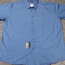 Shaquille O'Neal XLG Big Fit Cooling-Stretch Men's Shirt Size 19 36-37 NWT