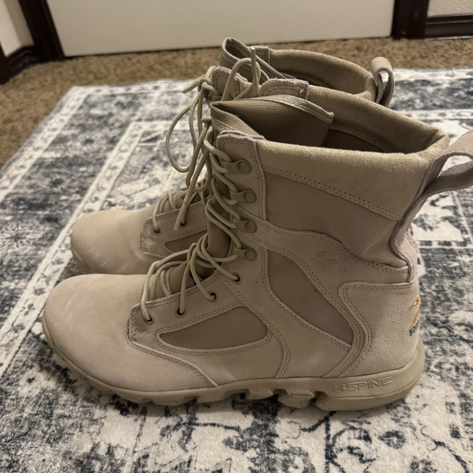 Size 13 US- Under Armour Alegent Tactical Campaign Boots Men’s