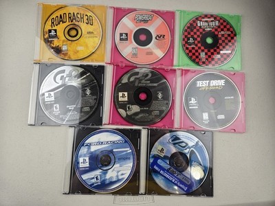 PS1 RACING LOT Vanishing Point Road Rash VP - Sony Playstation 1 Disc Only