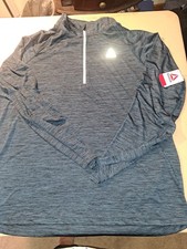 Mens Reebok Long Sleeve Shirt Size 3XL Quarte...