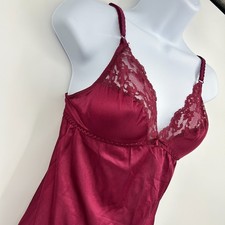 Vintage Coquette Fairy Nightgown Slip Dress Small Romantic Lace Trim Union Made