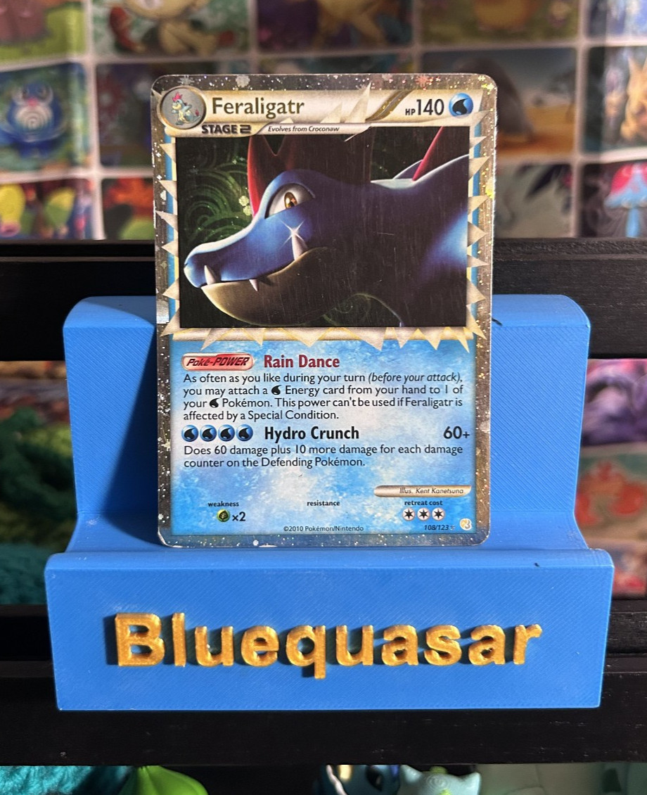 Feraligatr (Prime) Holo 108/123 2010 Water LP HeartGold SoulSilver Ultra Rare