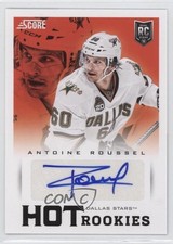 2013-14 Score Hot Rookies Signatures Antoine Roussel #617 Auto 0f2