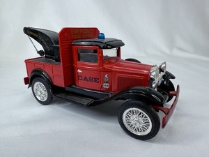 Liberty Classics Ford Model A Case Farm Service Tow Truck 1:25 Diecast Bank RARE