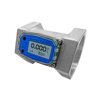 Water Flow Meter 3 Inch Thread Turbine Flowmeter ±1% Accuracy for Measure Water