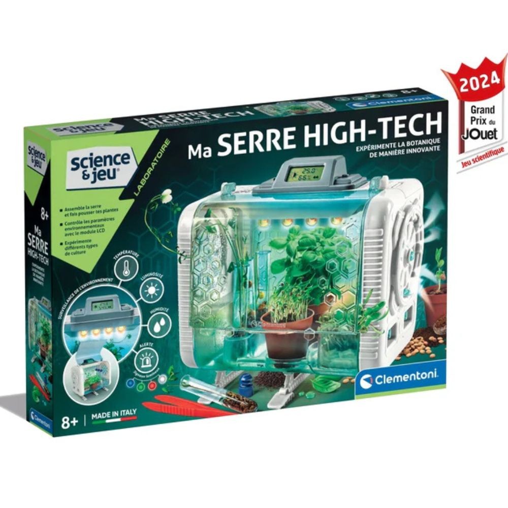 Serre high-tech connectée SerreConnect 12m2 en aluminium avec gestion thermique