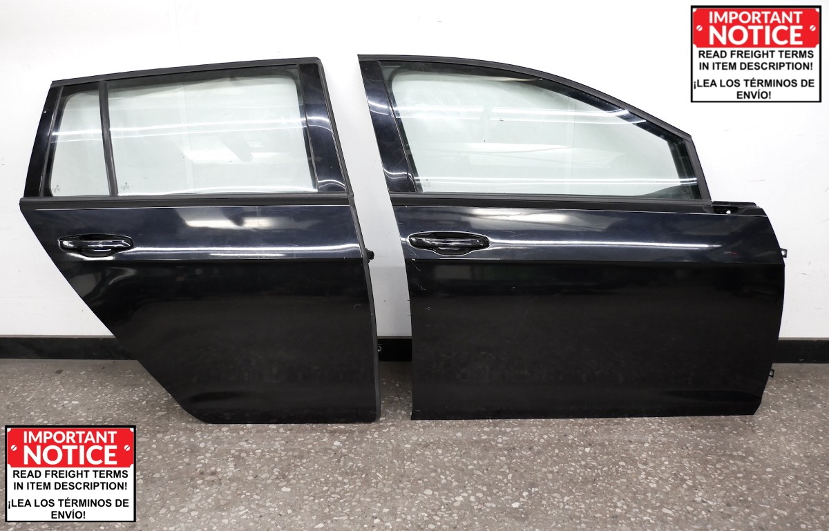 jza70　1104040 RH Front & Rear Doors 15-19 VW Golf Sportwagen MK7 LC9X Deep Black