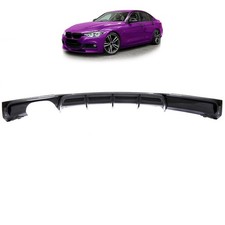 Heckansatz Diffusor Passend f�r BMW F30 Limo F31 Touring M-Paket 2-Rohr
